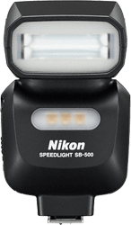 Nikon SB-500 - Flash compatto - I-TTL TTL - Numero guida 24 - Portata flash 0.6-20m