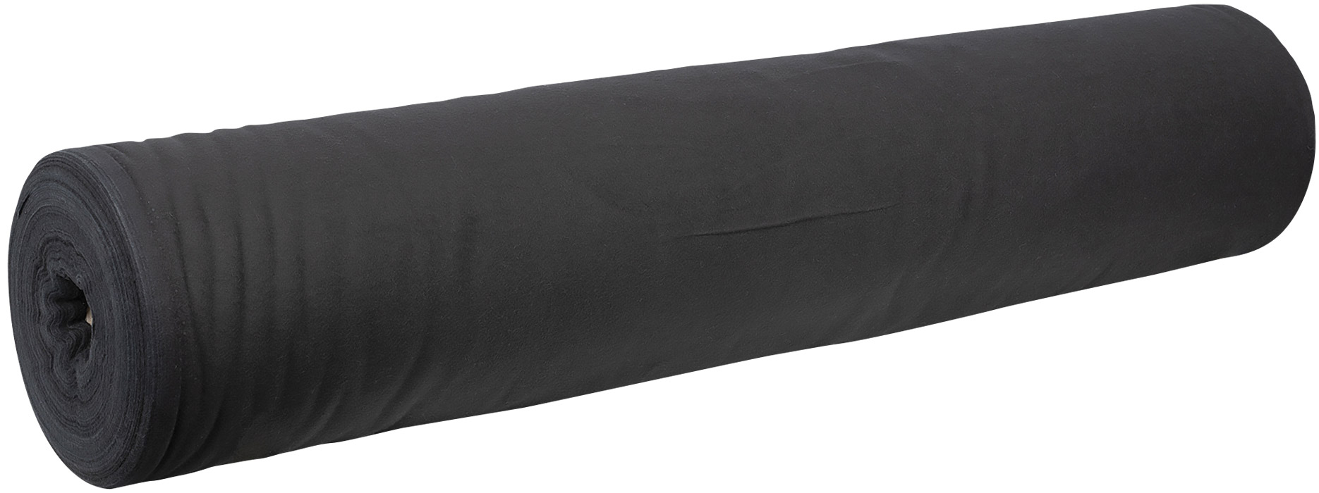 SHOWGEAR Deko Molton 160 g/m² Bolt Schwarz - 1,00 x 60 m (B x L)