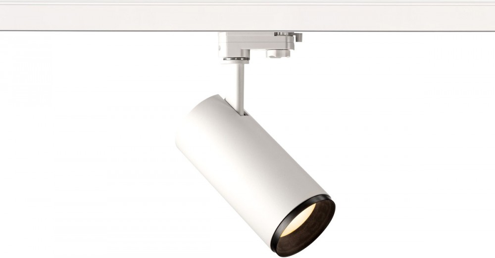 SLV 3~ NUMINOS® PHASE M, 3 Phasen System Leuchte weiß/schwarz 3000K 36° - Leuchten mit 3 Phasen Adapter 230V