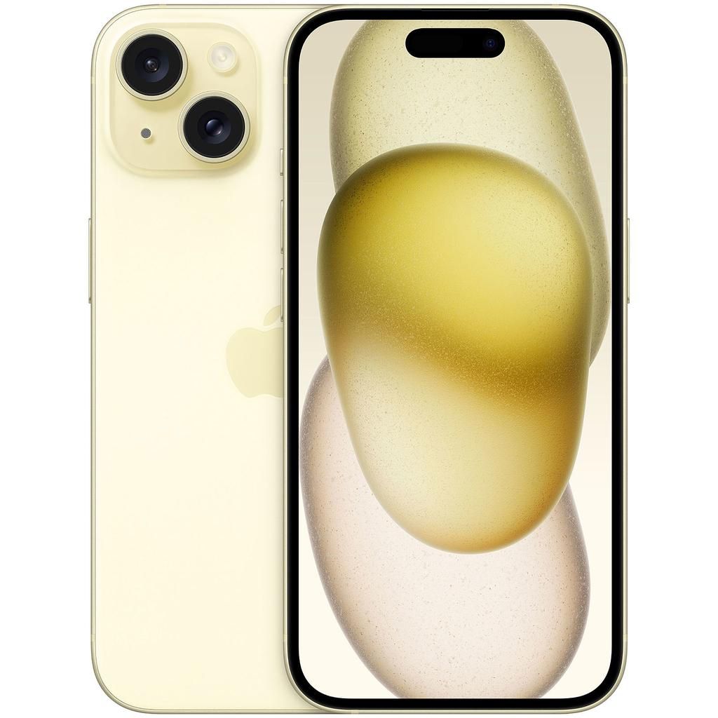 Apple iPhone 15 - giallo - 256 GB - Scheda SIM fisica + eSIM