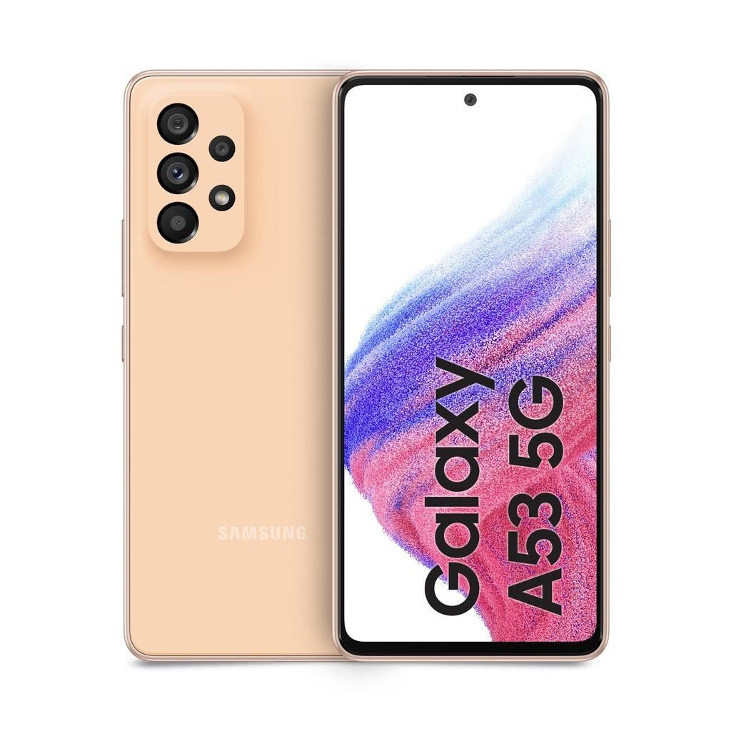 Samsung Galaxy A53 5G - Arancione - 256 GB - Doppia Scheda SIM fisica