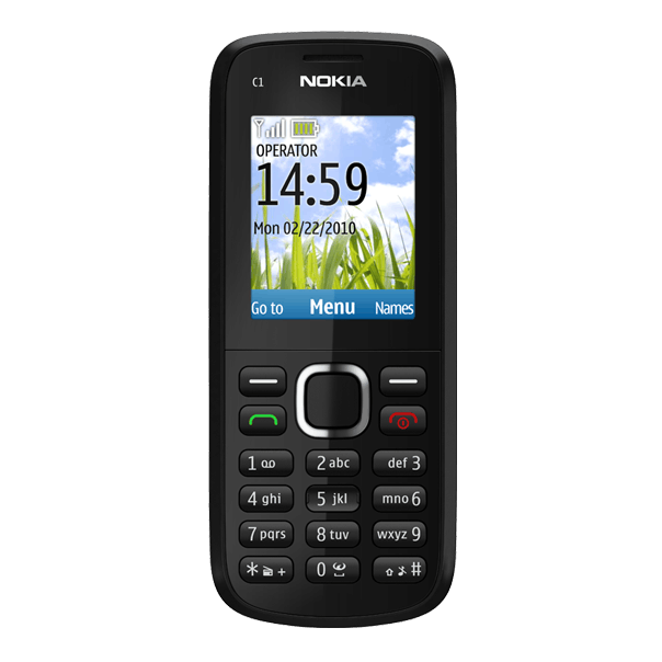 Nokia C1-02 - Originale - Nero