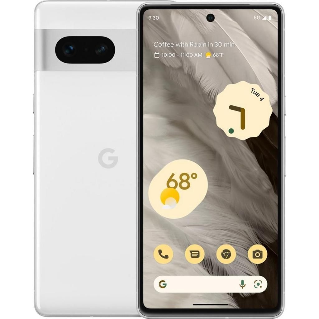 Google Pixel 7 - bianco - 256 GB - Scheda SIM fisica + eSIM