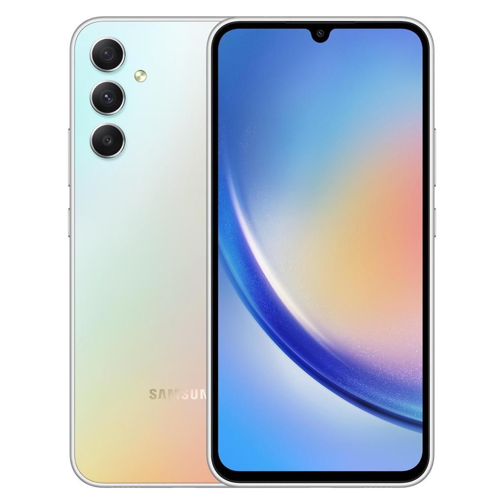 Samsung Galaxy A34 - Argento - 128 GB - Doppia Scheda SIM fisica