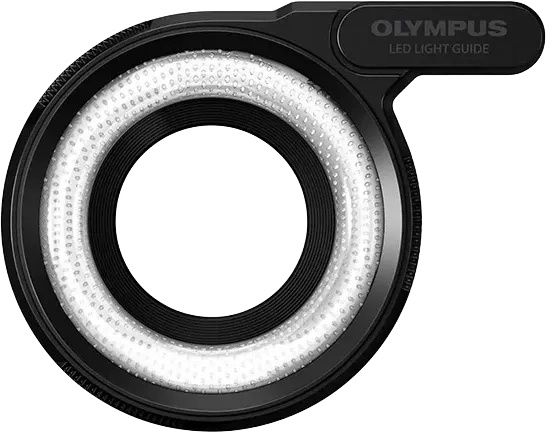 OM System LG-1 - Guida luminosa a LED - Per Olympus TG-serie - Nero