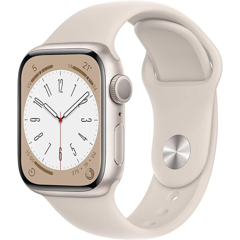 Apple Watch Series 8 - 41mm - Alluminio - luce stellare - GPS