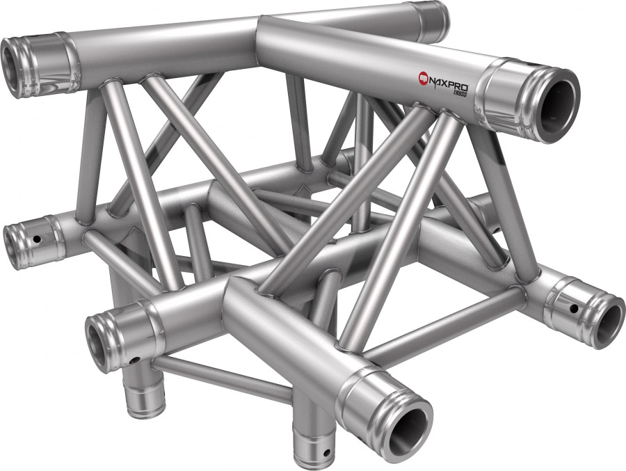 Traversen Naxpro-Truss FD 33 C43 90° 4 Weg Winkel Alu