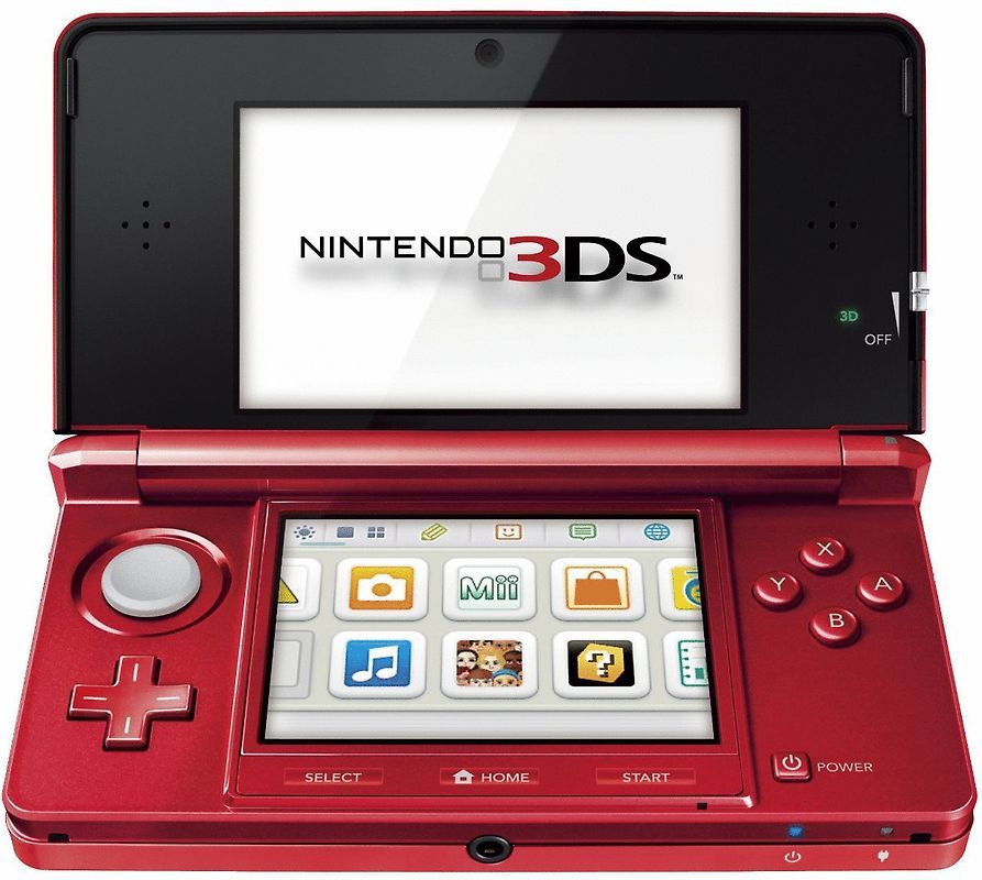 Nintendo 3DS metallico rosso