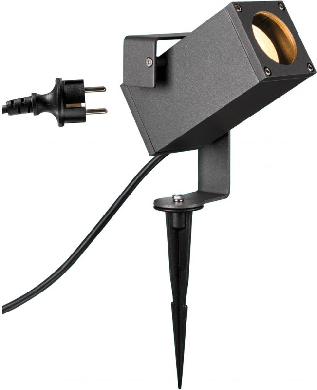 SLV THEO BRACKET SP QPAR51, Outdoor Erdspiessleuchte anthrazit - Stand-, Wand- und Deckenleuchten (Outdoor)