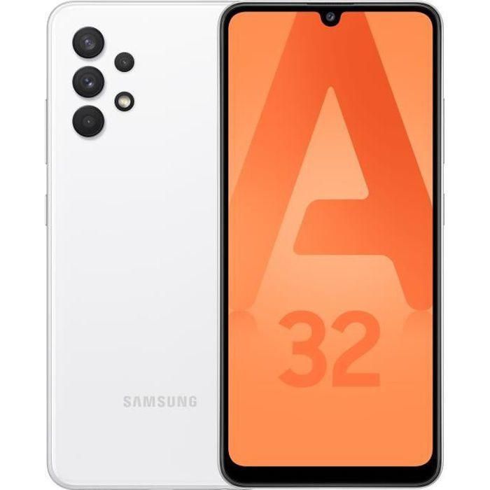 Samsung Galaxy A32 - Bianco - 128 GB - Doppia Scheda SIM fisica