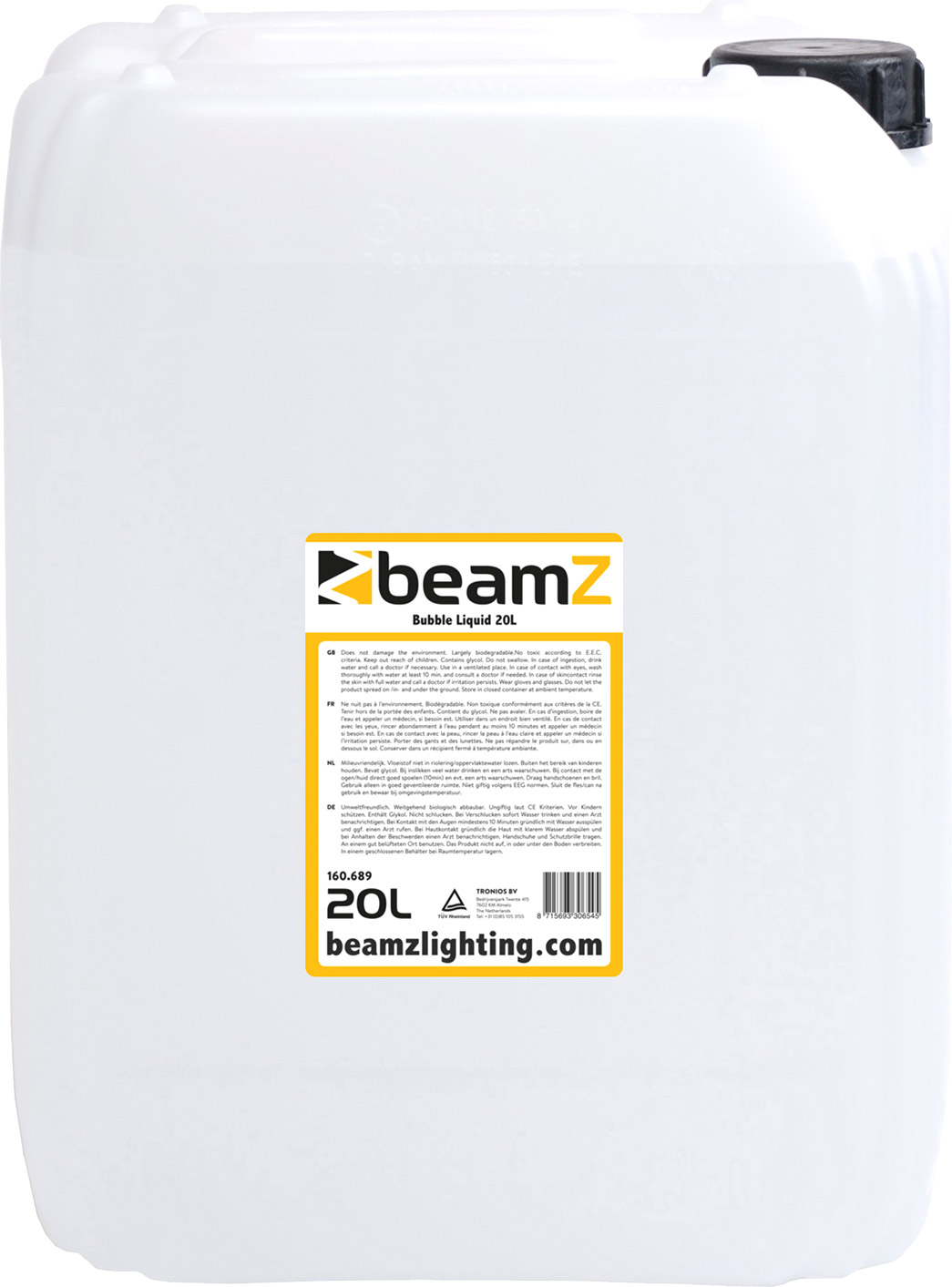 beamZ FBL20 Seifenblasenflüssigkeit 20L