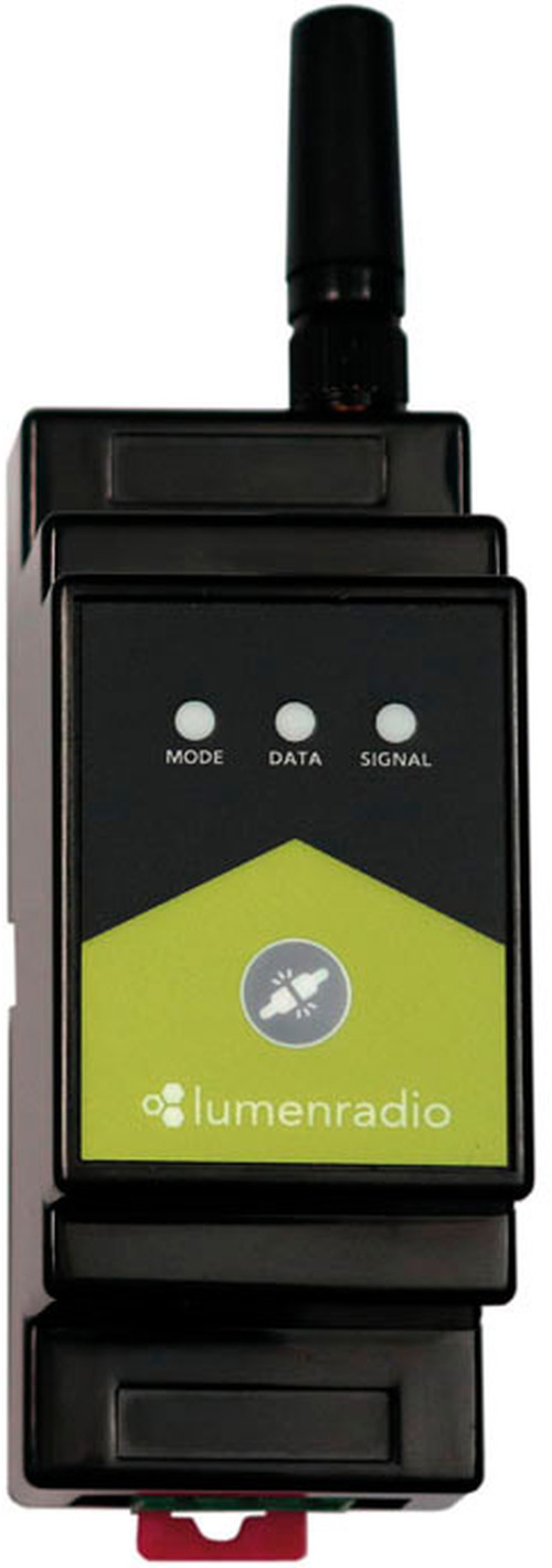 LUMENRADIO Galileo TX Single Universe DIN-Schienen-W-DMX-Sender mit Bluetooth