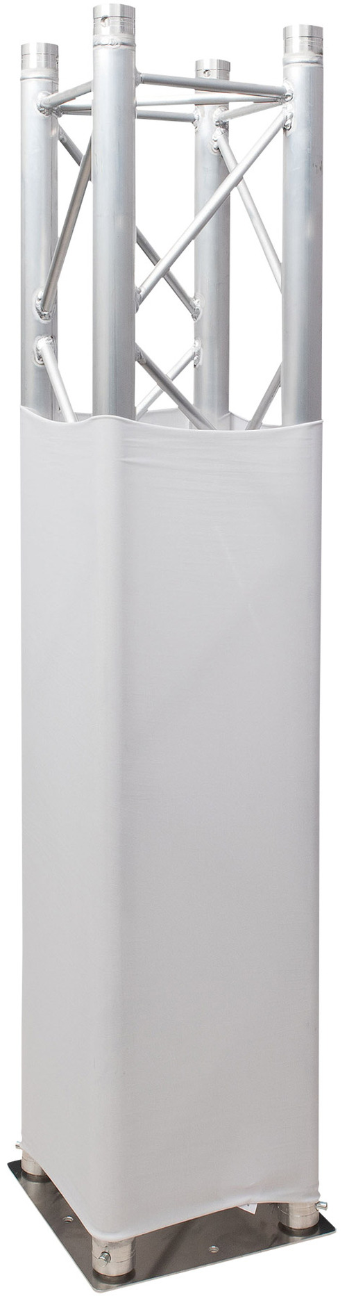 SHOWGEAR Traversenabdeckung Stretch 210 g/m² - Rolle Weiß - 30 m