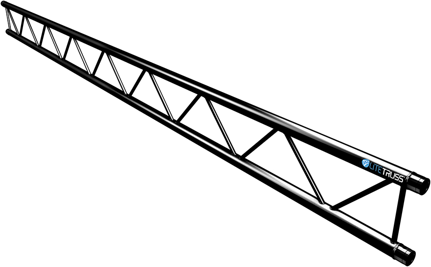 Litetruss H32L Strecke 400 cm Schwarz