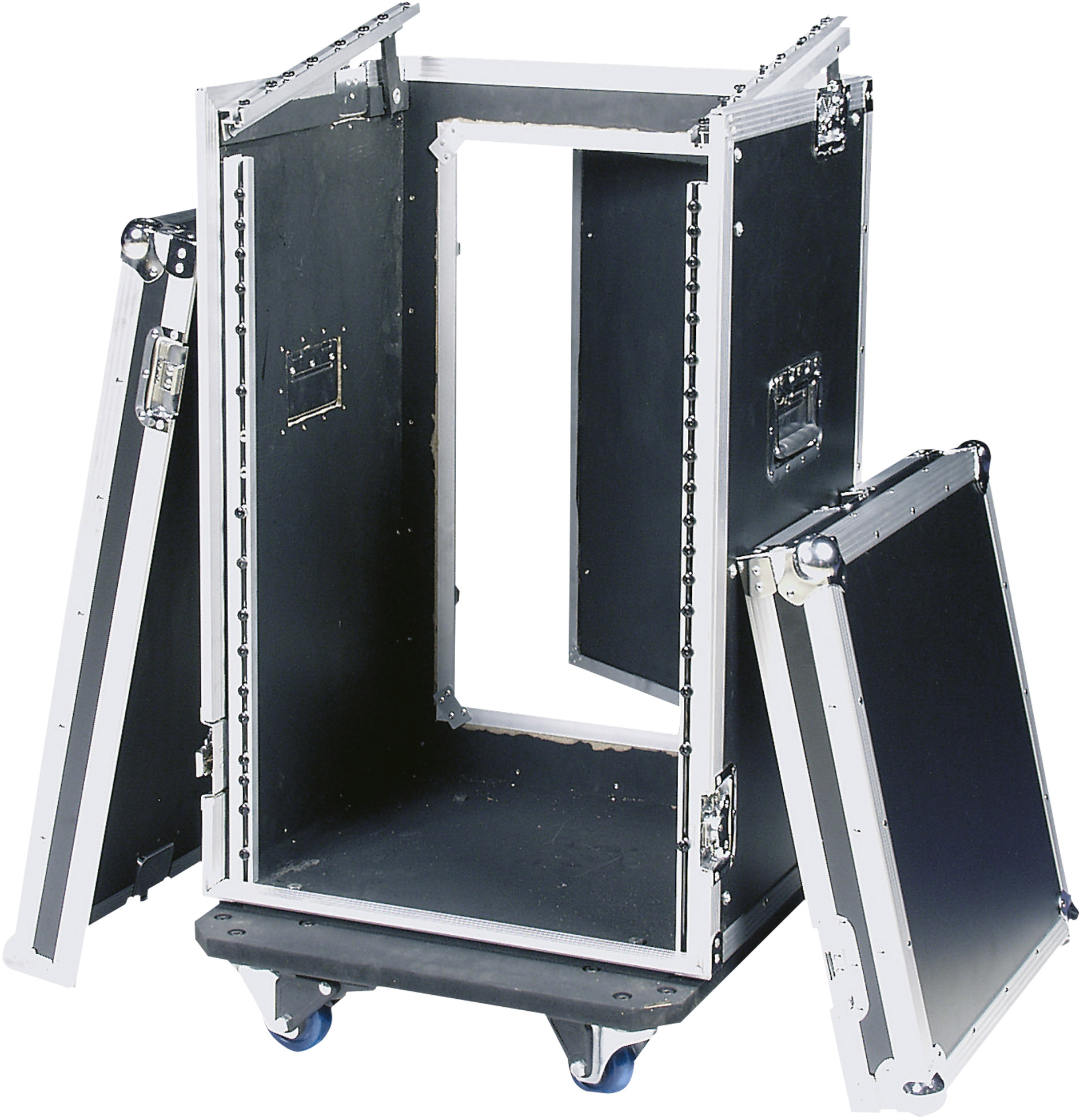 SHOWGEAR Kombikoffer 16 HE + 10 HE Aufsatz