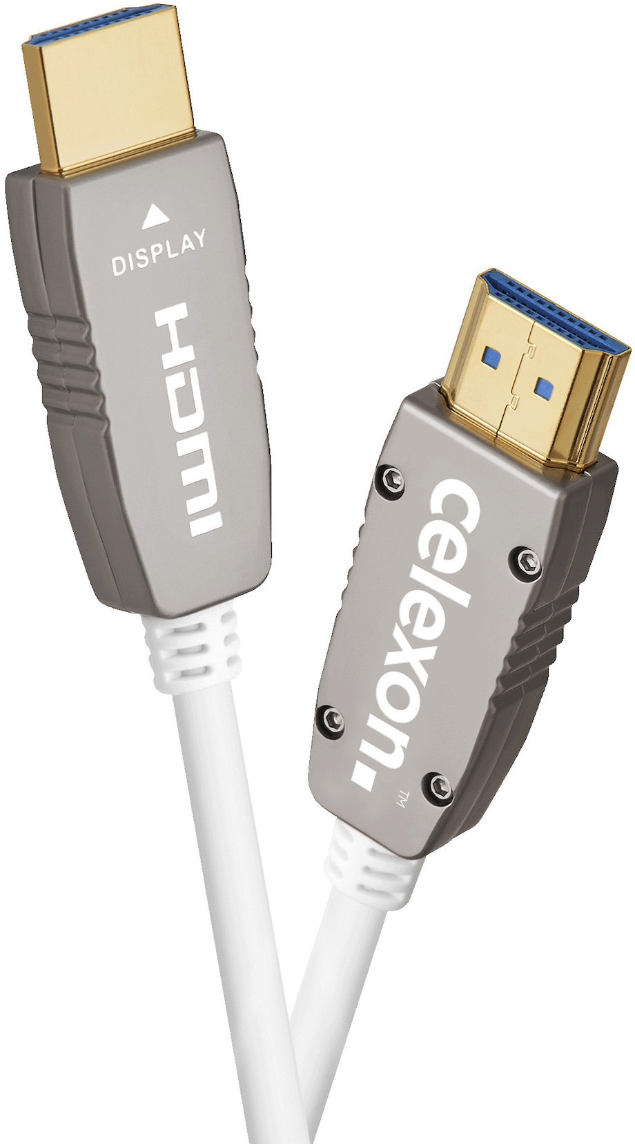 celexon UHD Optical Fibre HDMI 8K 48Gbps Active Kabel 6m, weiß