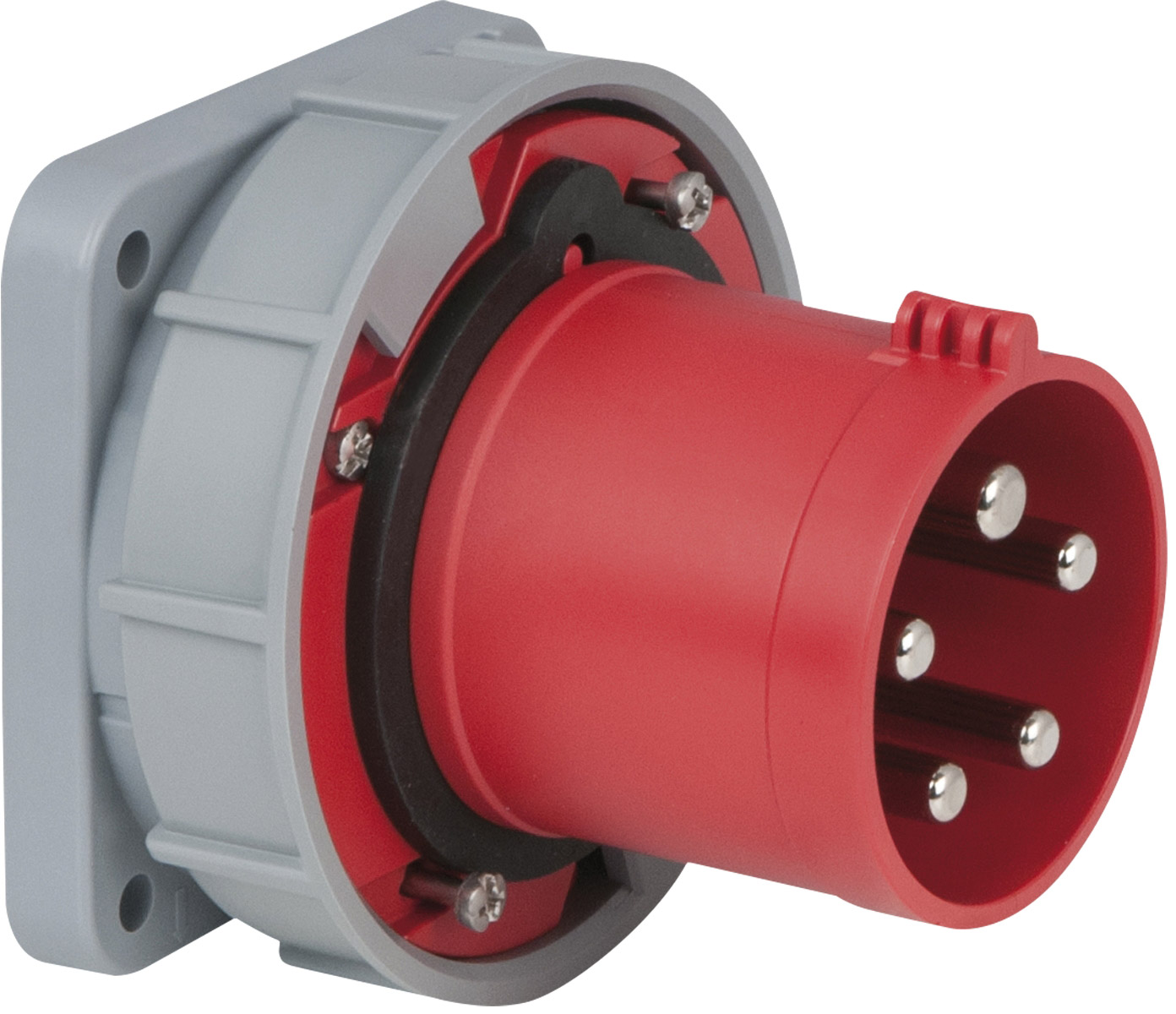 PCE CEE 63 A/400 V 5-polige Steckdose, rot