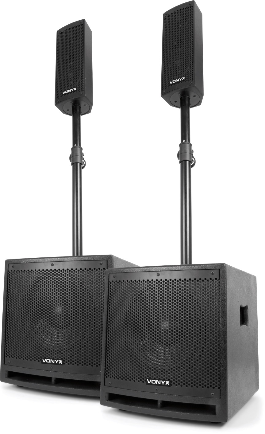 Vonyx VX1000BT Aktiv-Lautsprecher-Kit 2.2