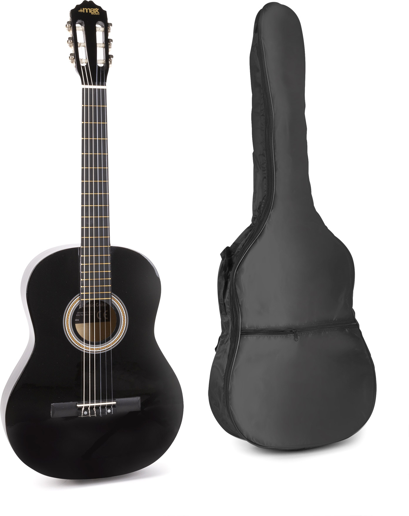 Max SoloArt Classic Guitar Pack Schwarz -B-Stock-