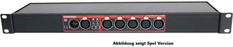 Swisson XSR-5R5 (Rack), RDM-DMX-Splitter