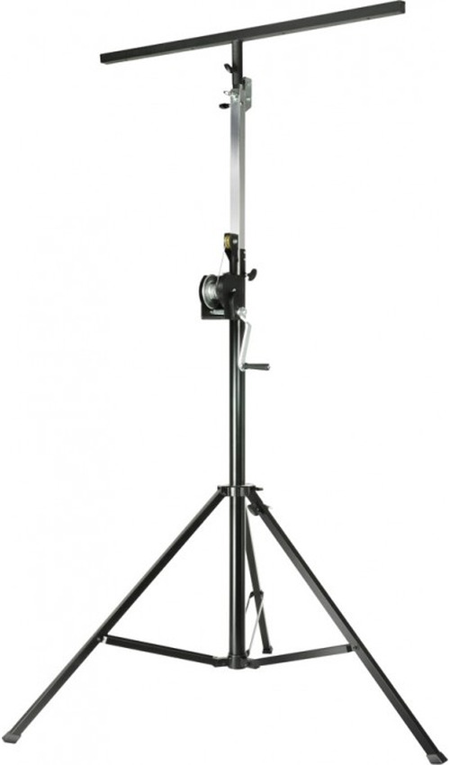 Adam Hall Stands SWU 400 T Wind up Kurbelstativ mit Traverse schwarz