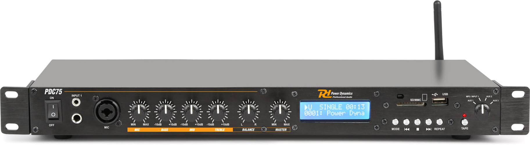 Power Dynamics PDC75 Media Player mit Rekorder