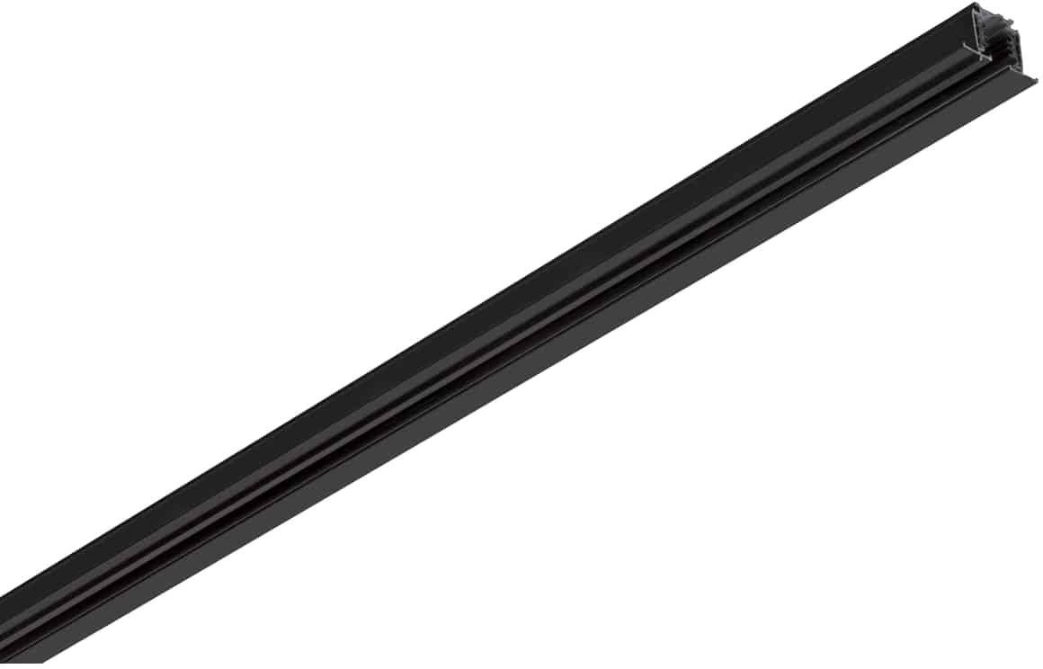 SLV S-TRACK Hochvolt DALI 3-Phasen-Einbauschiene 300 cm Schwarz