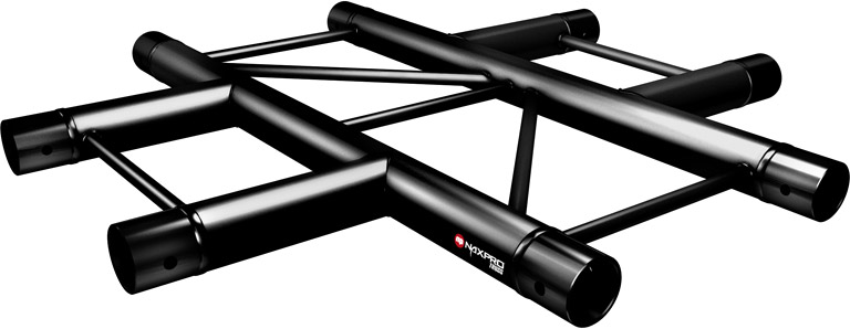 Traversen Naxpro-Truss FD 22 C41H 90° 4 Weg Winkel Schwarz