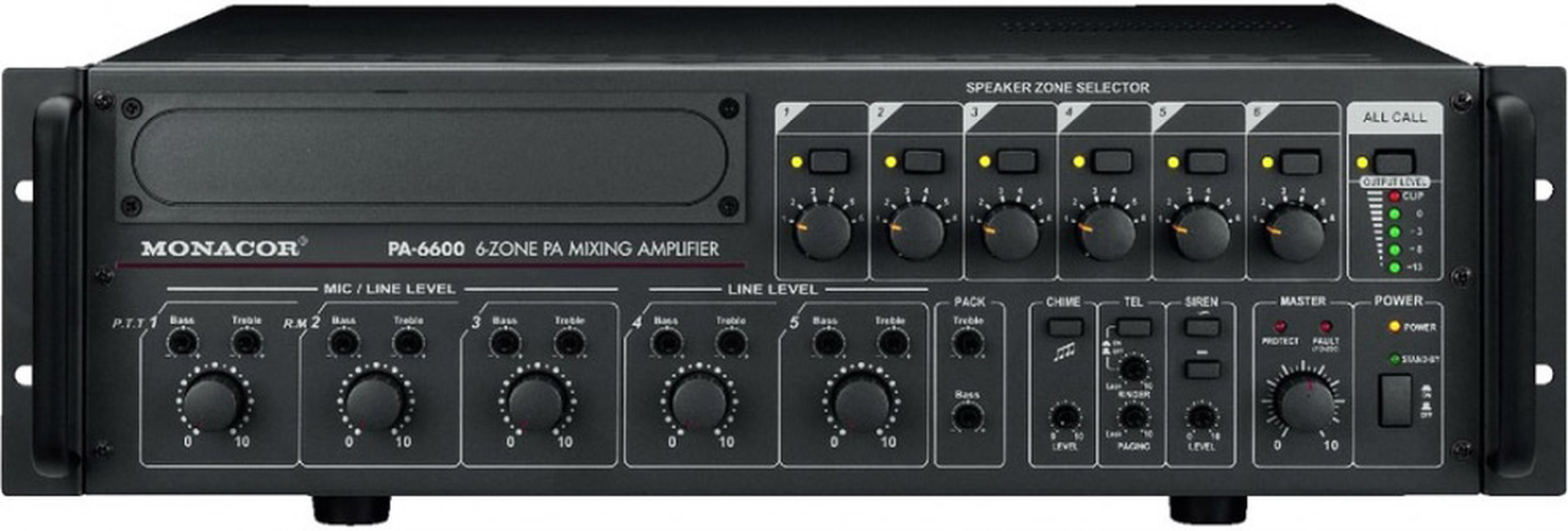 MONACOR PA-6600 ELA-Verstärker