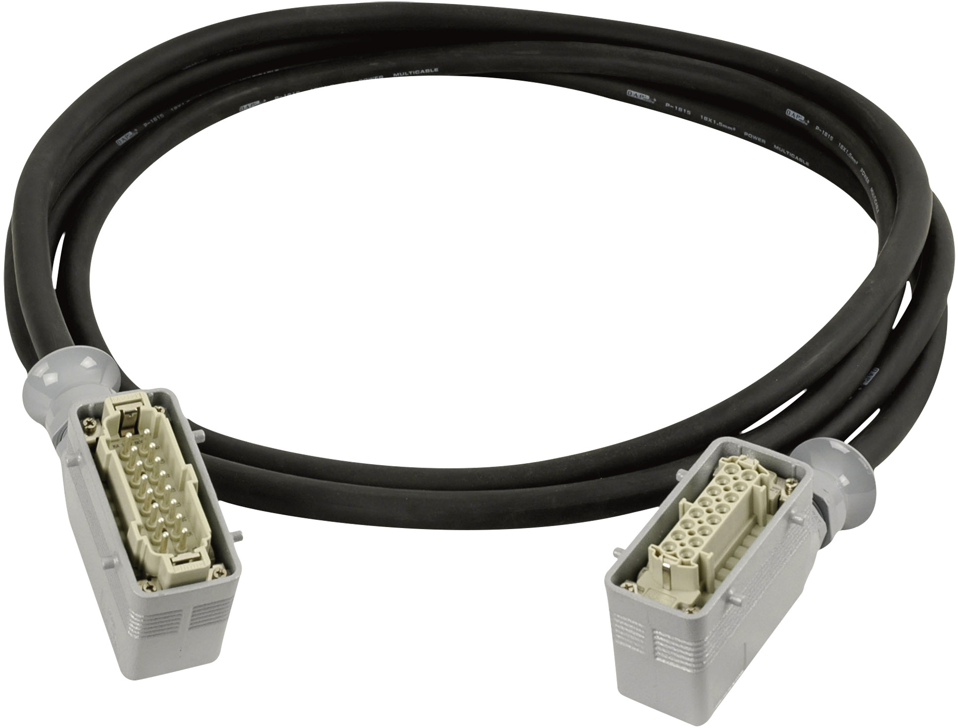 DAP-Audio Power Multicable 16-polig männlich-weiblich, 16 x 1,5 mm², 20 m