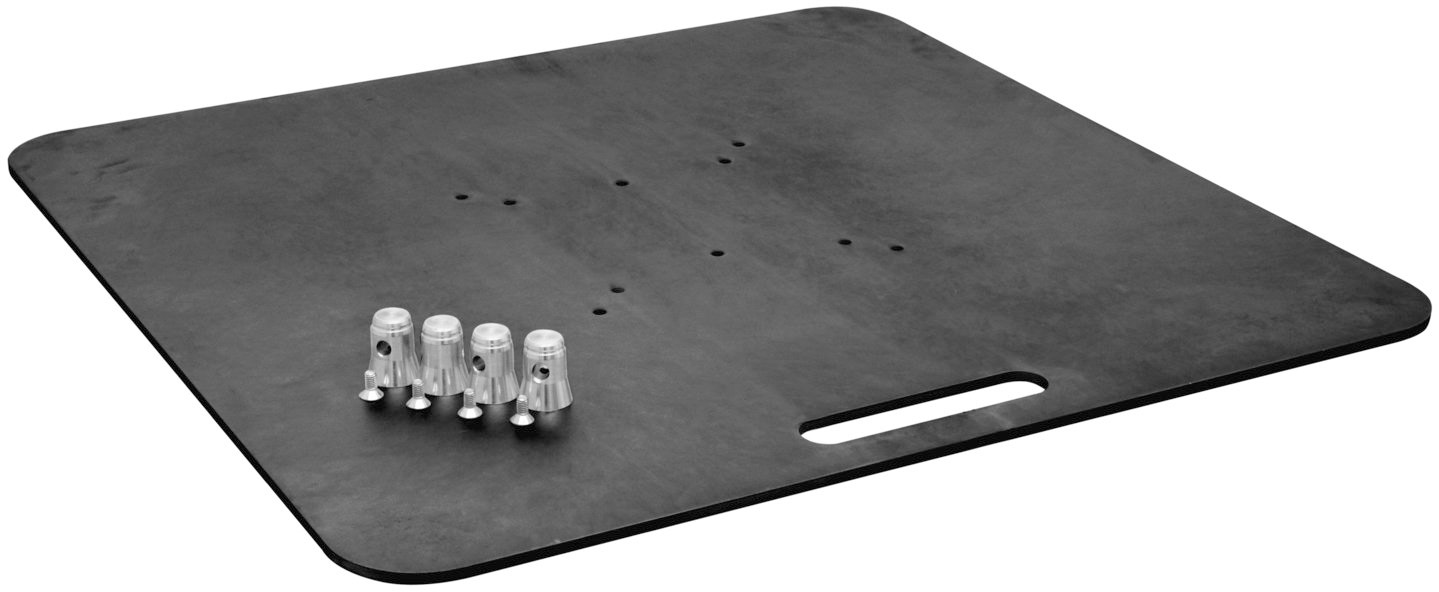 ALUTRUSS Bodenplatte BP-30/M10 80x80 sw