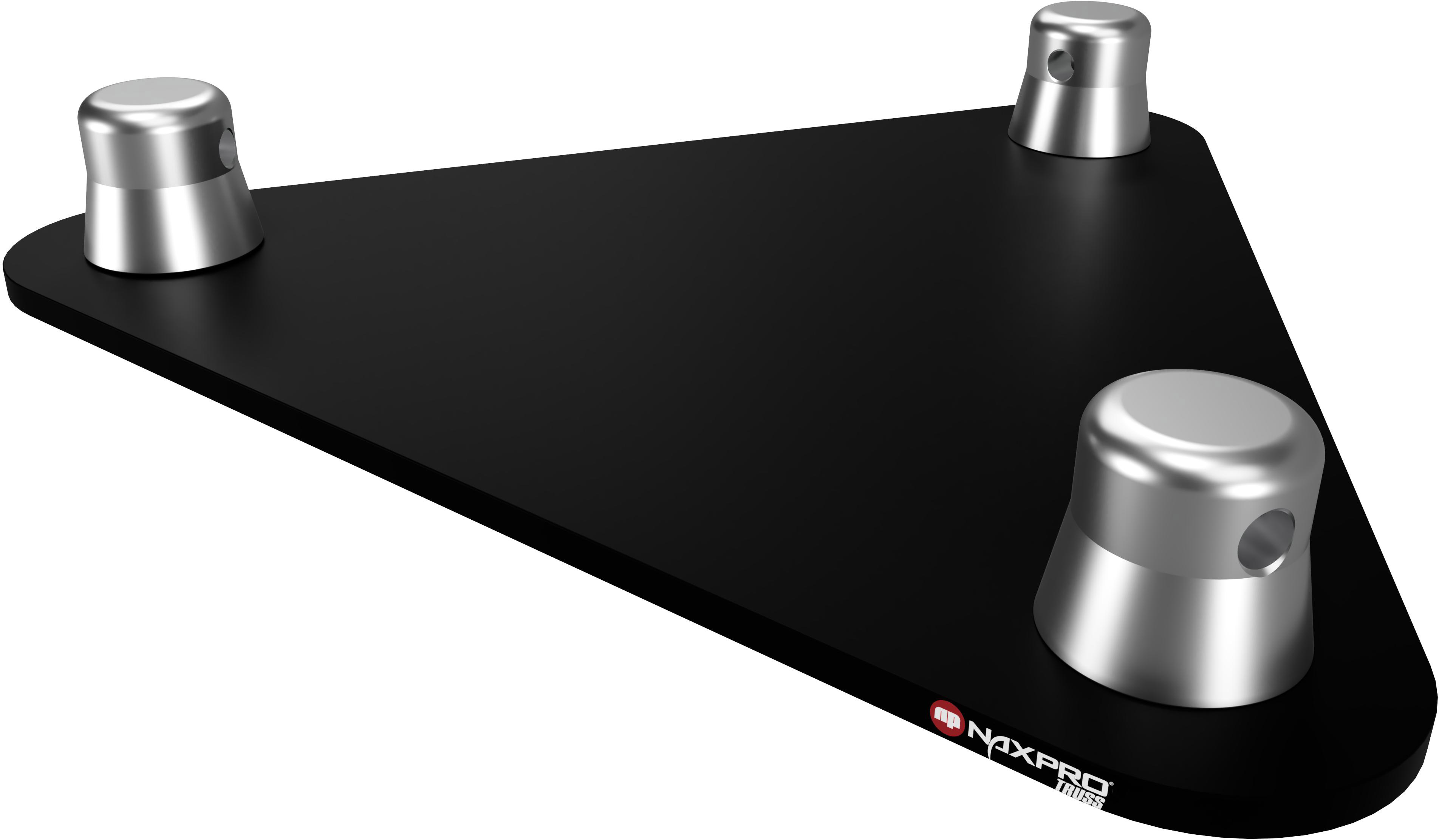 Naxpro-Truss FD 23 Traversen Bodenplatte Schwarz