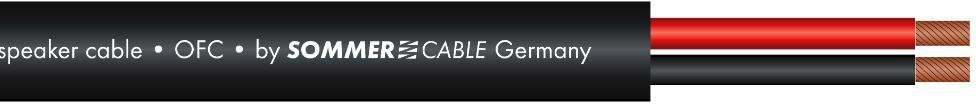 SOMMER CABLE Lautsprecherkabel 2x2,5 100m sw FRNC