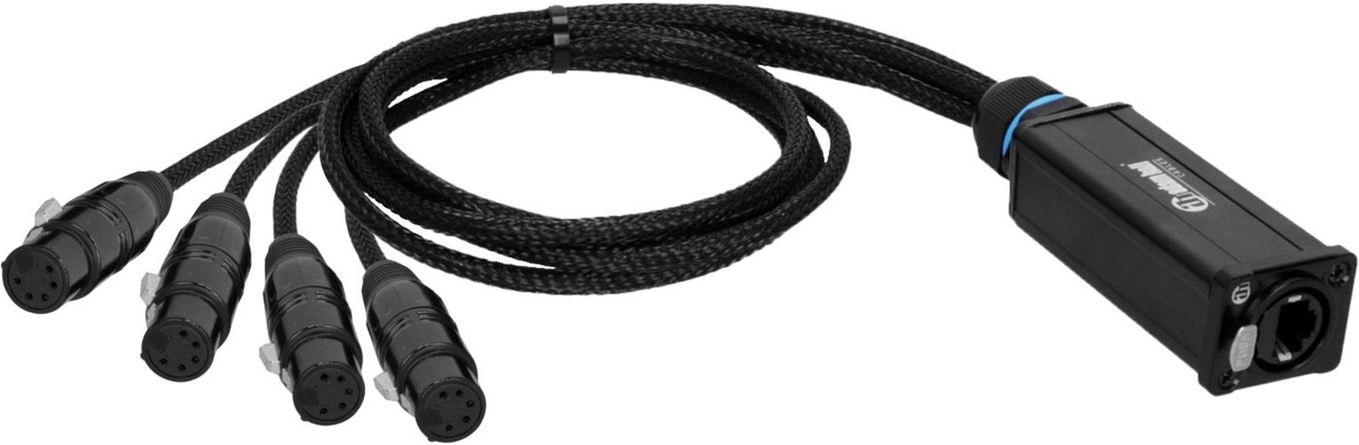Adam Hall Cables 4 STAR CATBOX XF5 - Audio & DMX Adapter 5-Pol XLR Female x Cat.6a