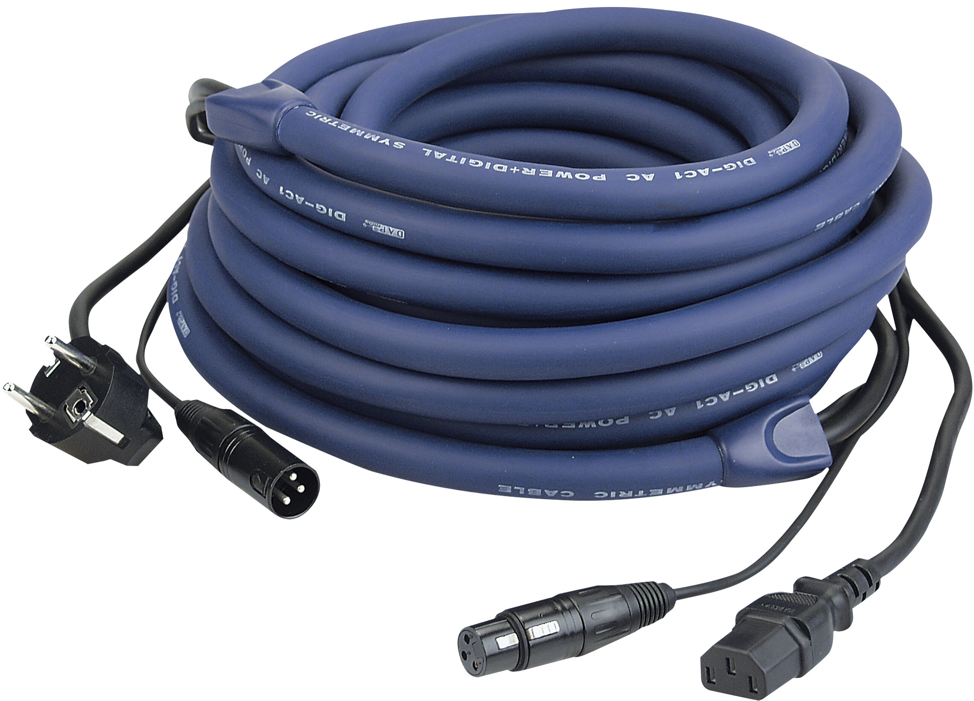 DAP-Audio FP04 – Schuko/XLR M – IEC/XLR F – DMX / Stromversorgung 10 m