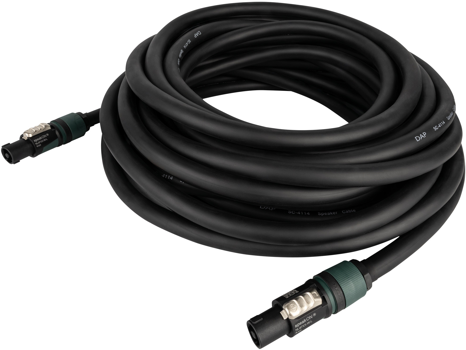 DAP-Audio FSN15 – speakON NL4 auf speakON NL4 – 4 × 4 mm² – Neutrik 20 m 20 m