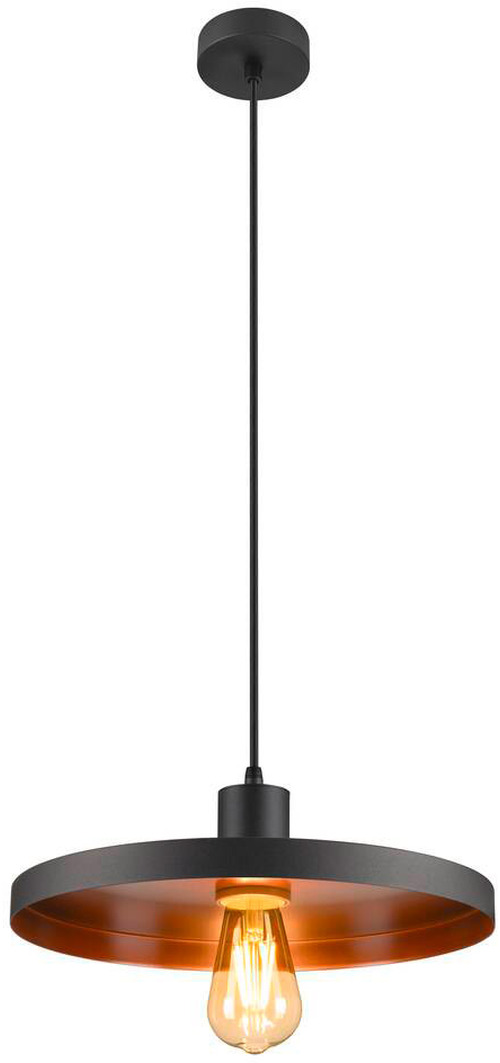 SLV LALU® SET, Pendelleuchte, E27 Base, PLATE 33, Pendellänge 200 cm, 1 x max. 7.5 W, schwarz - Pendelleuchten