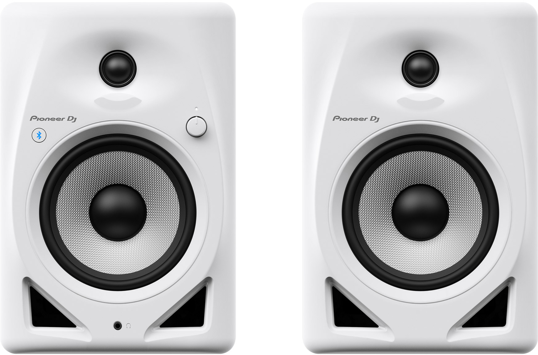 Pioneer DJ DM-50D 5 Zoll Desktop-Monitor-System mit Bluetooth® (Weiß)