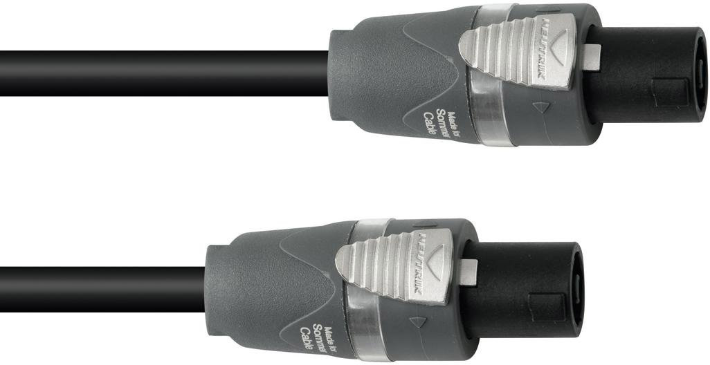 SOMMER CABLE Lautsprecherkabel Speakon 2x2,5 2,5m sw