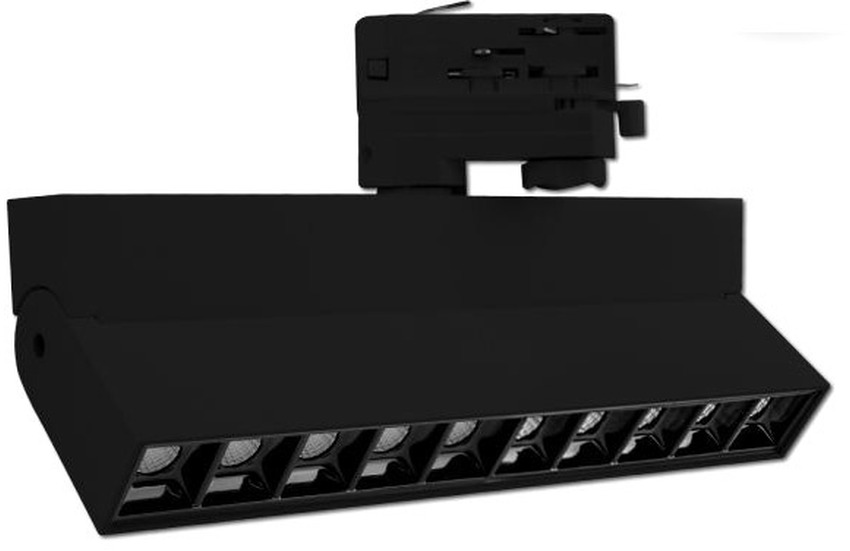 ISOLED 3-PH Schienen-Strahler UV-C 270nm, 10W, 50°, schwarz matt