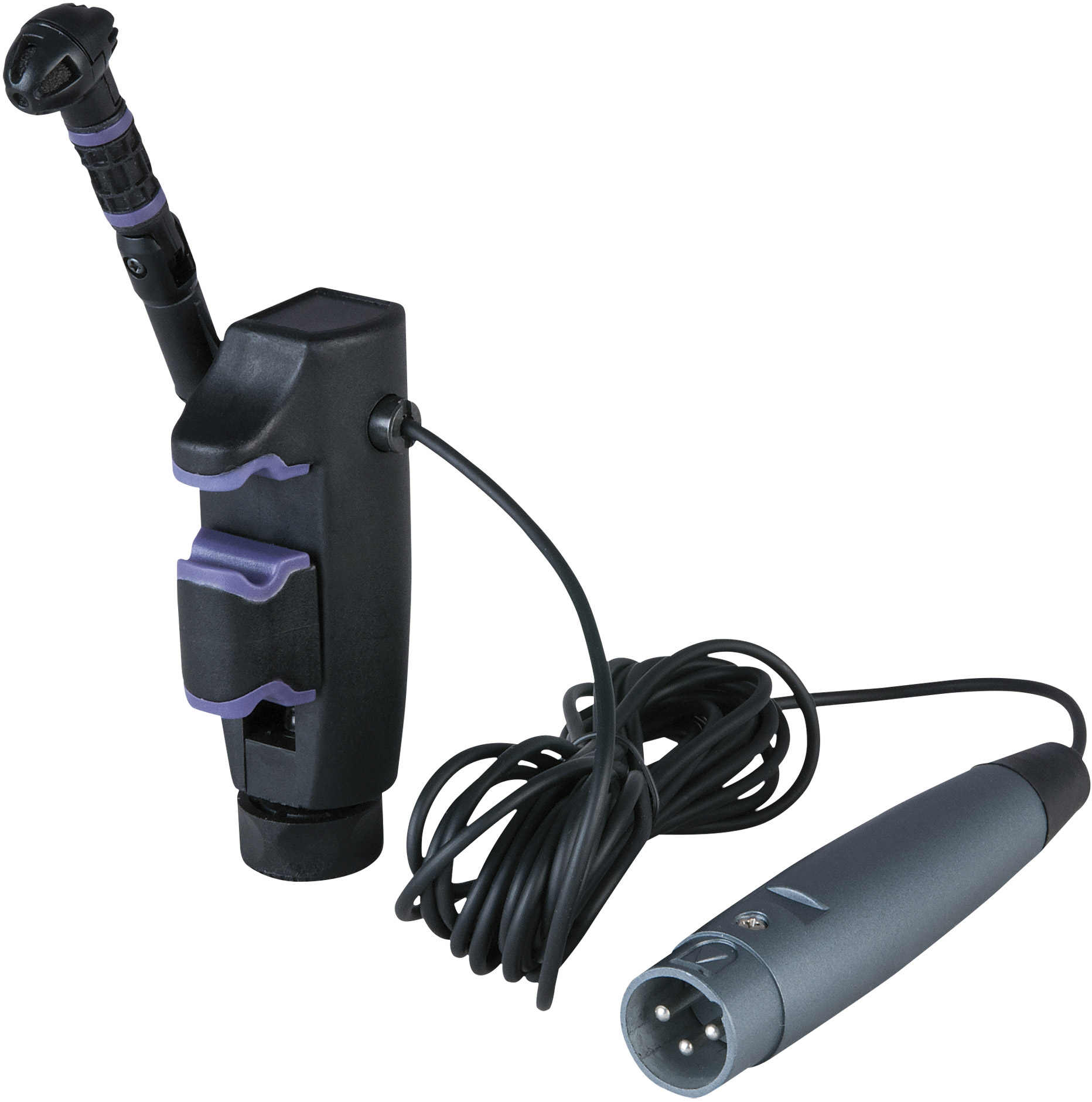 DAP-Audio DCLM-60 Clip-On Kondensator-Mikrofon für Schlagzeug/Percussion