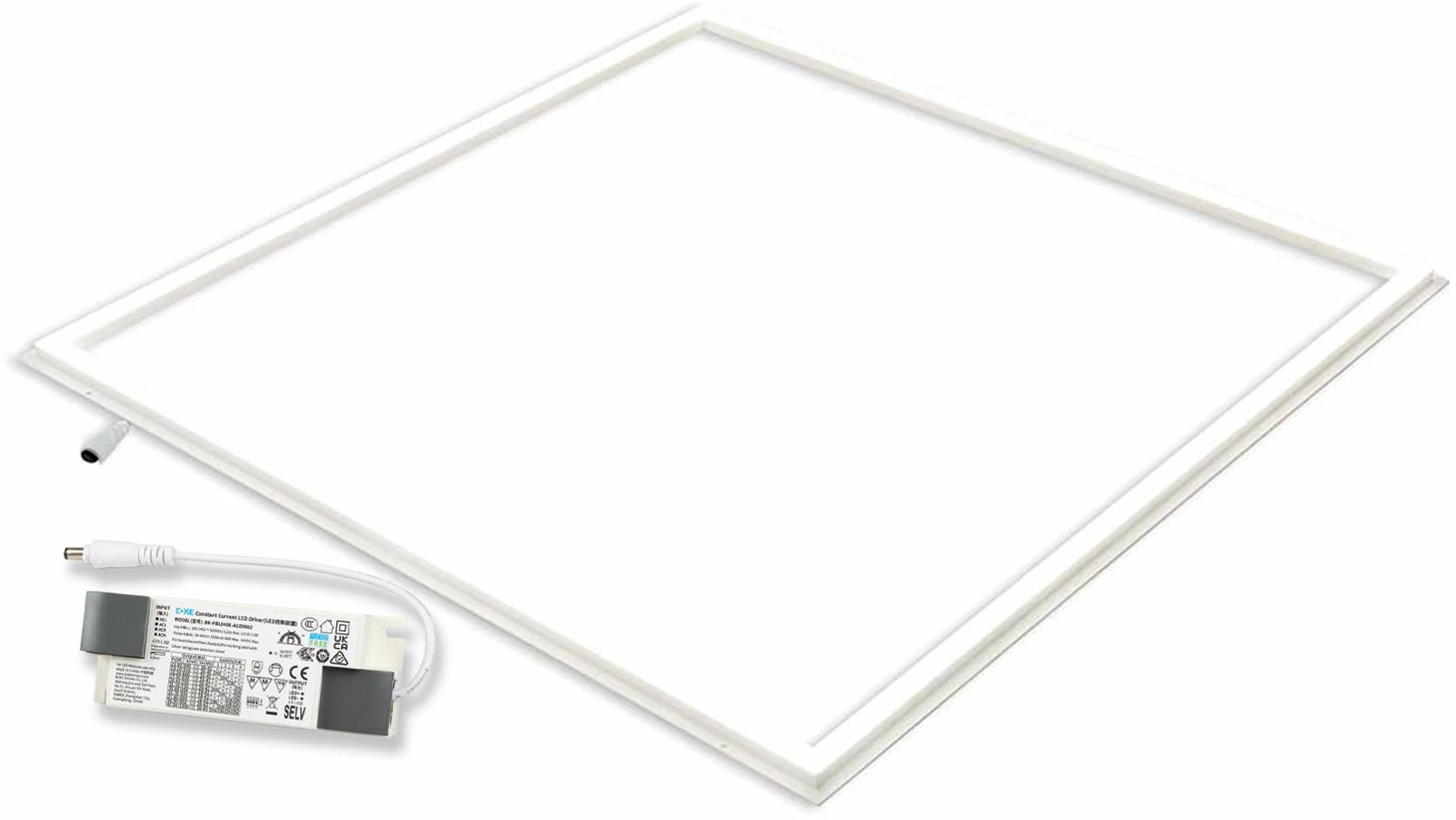 ISOLED LED Panel Frame 625, 40W, warmweiß, PowerSwitch 21-40W