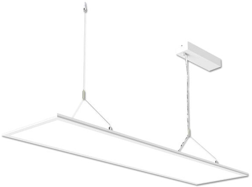 ISOLED LED Office Hängeleuchte Up+Down, 20+20W, 30x120cm, weiß, UGR
