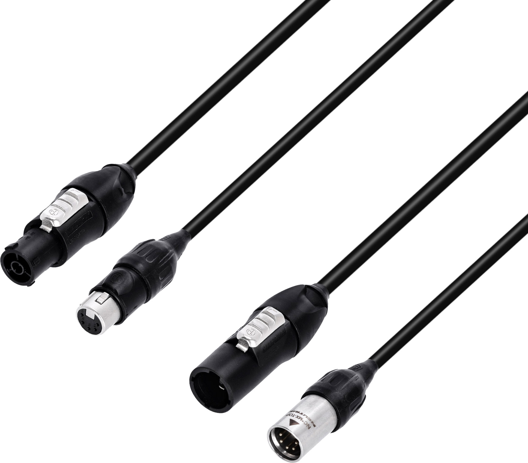 Adam Hall Cables 8101 PSDP5 0300 N IP65 - DMX- & Netzkabel NEUTRIK ® powerCON TRUE1 TOP