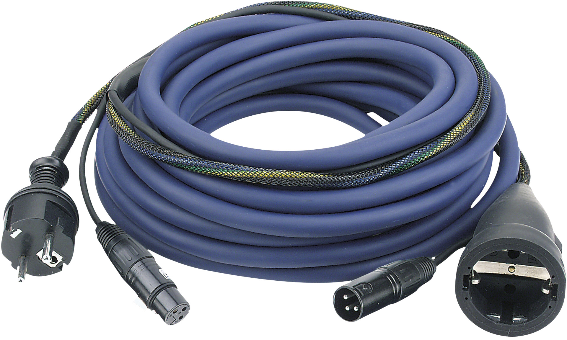 DAP-Audio FP09 - Schuko/XLR F - Schuko/XLR M - Audio / Strom 20 m