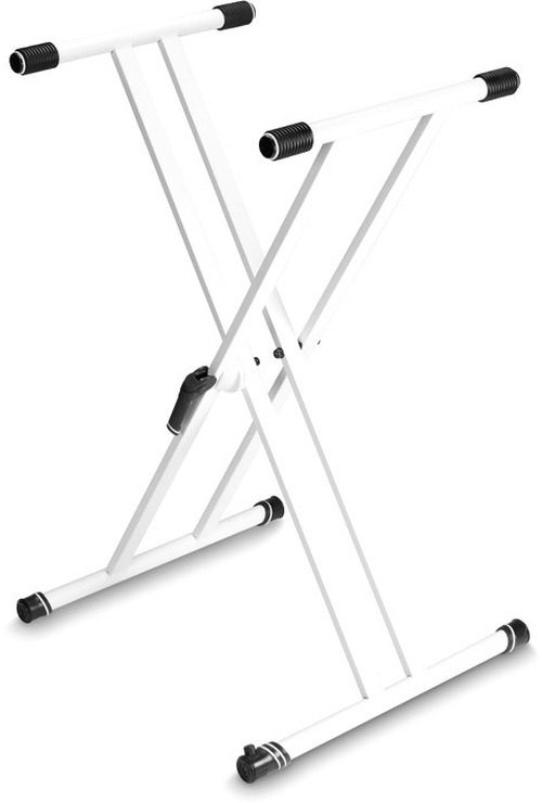 Gravity KSX 2 W Keyboardstativ X-Form doppelt weiß