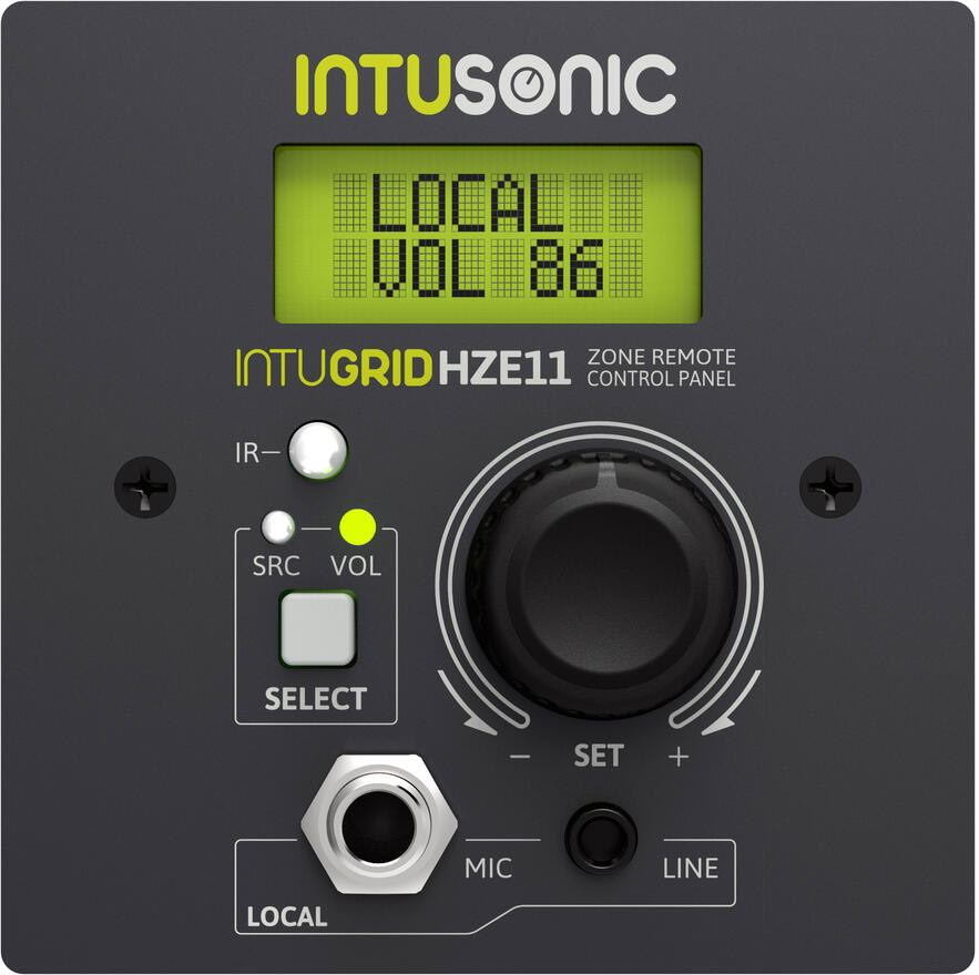 INTUSONIC HZE11 Zonen Fernbedienungspanel