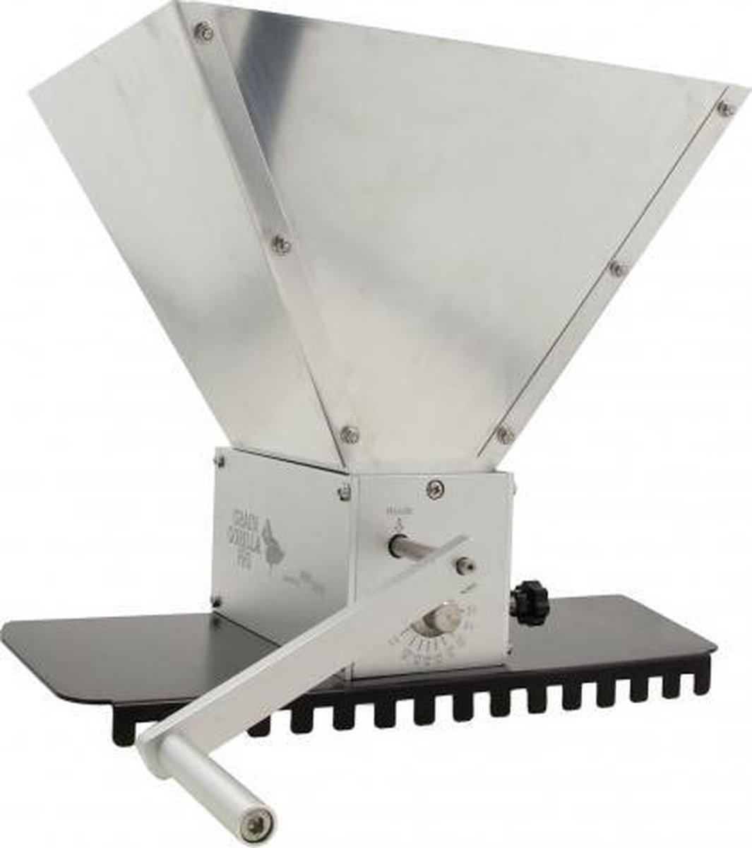 Brewferm Grain Gorilla Pro Malzmühle mit 3 Edelstahl-Rollen