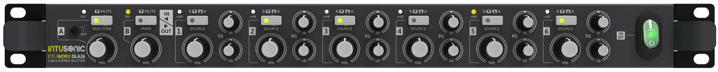 INTUSONIC DLA26 Zonen-Verteiler 2-IN-6