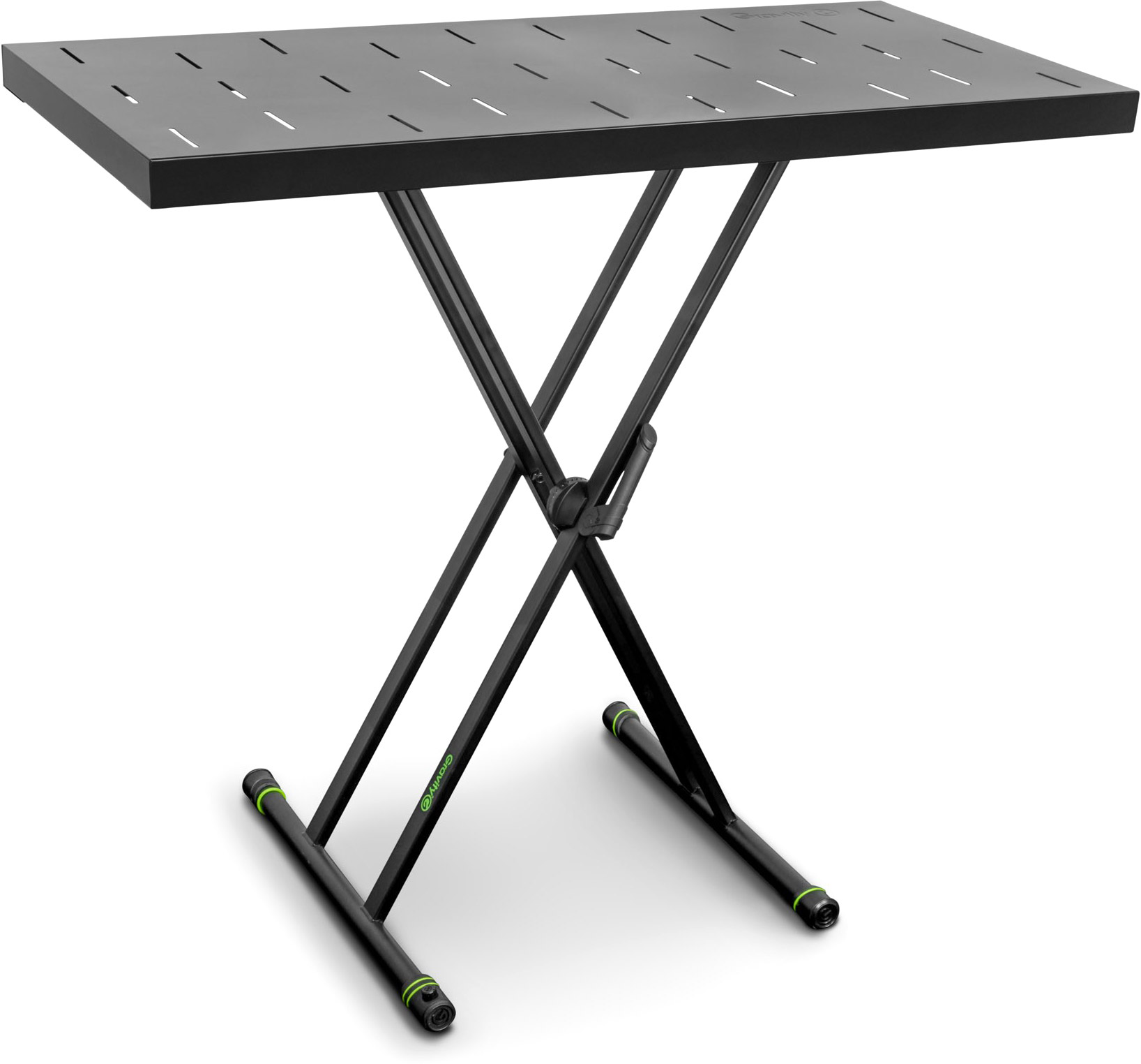 Gravity KSX 2 RD Set mit Keyboardstativ X-Form doppelt und Auflagetisch